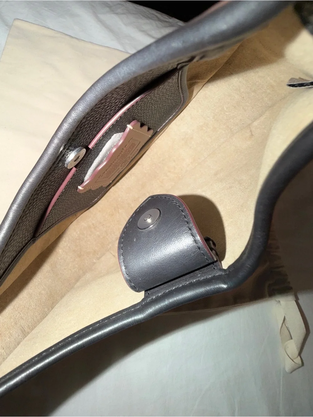 Coach curved crescent